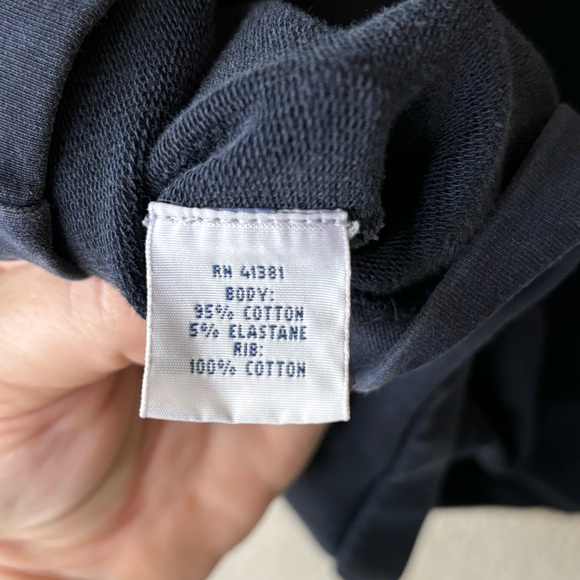 Polo Ralph Lauren Men’s L Navy Long Sleeve 1/4 zip Pullover Sweater - Picture 8 of 12